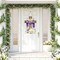 He is Risen Easter Decoration Wooden Wreaths for Front Door Sign Cross Sign Door Wall Signs, Sheep Christian Jesus Lily Flowers Ornaments Hanging Crafts for Spring Home Farmhouse Party Porch Decor